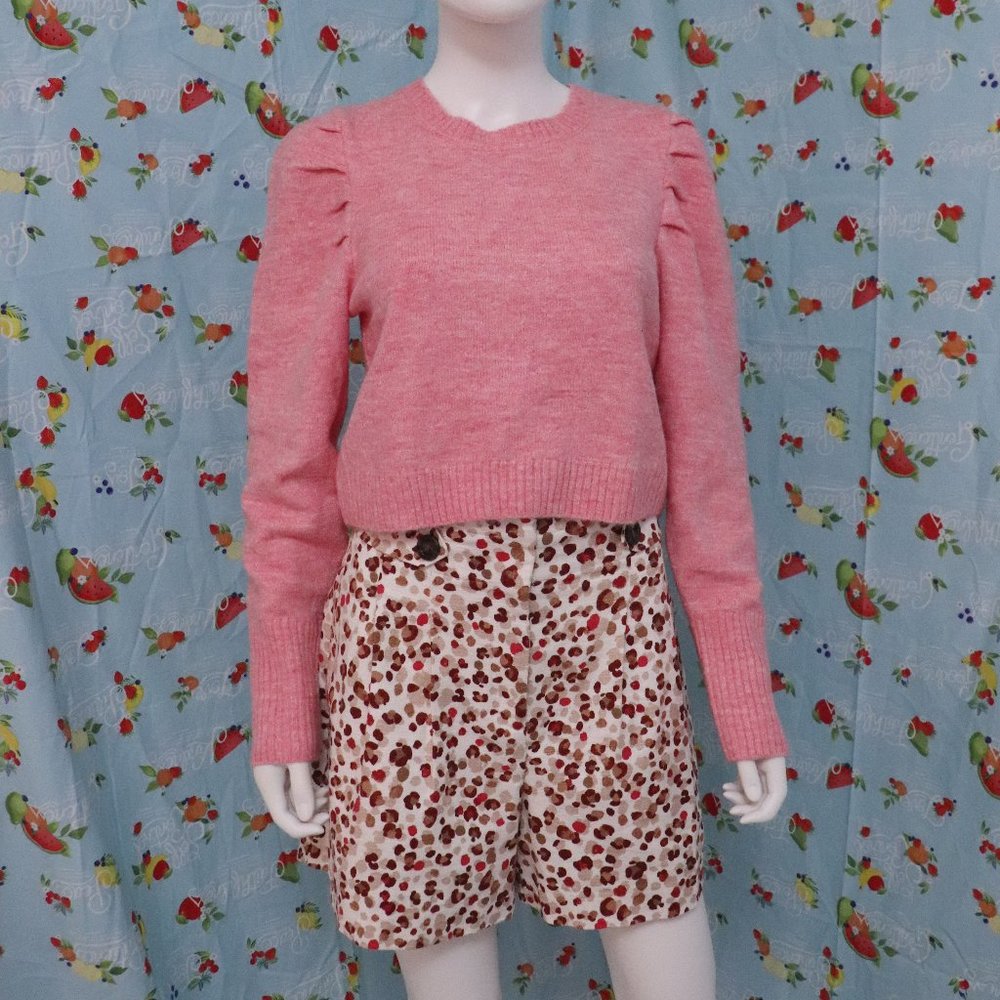 Leopard print Ann Taylor skort